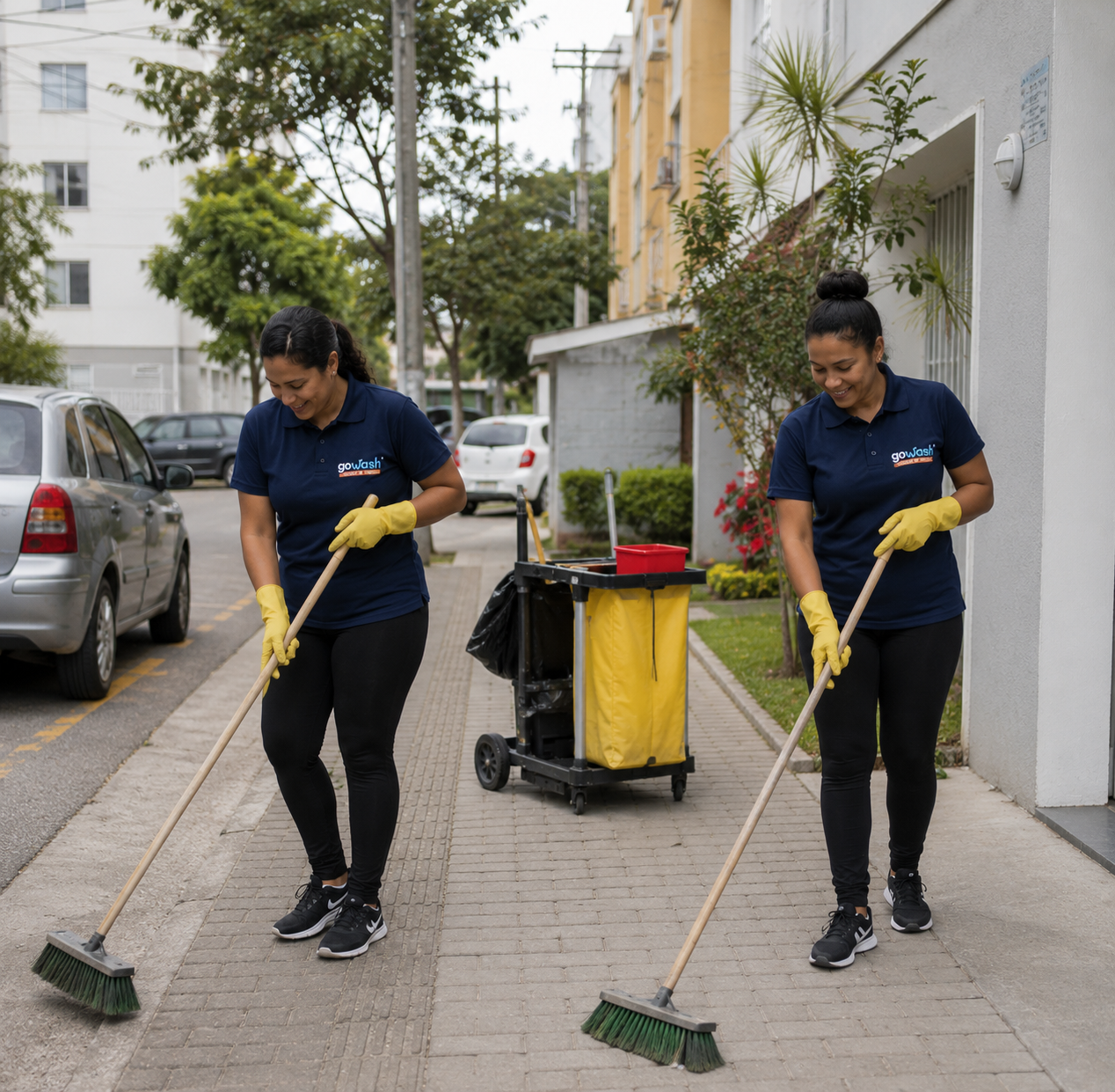 Operação GoWash em condomínio